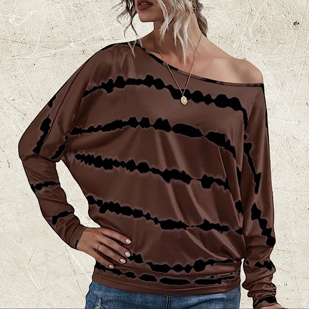 TIE DYE OFF THE SHOULDER TOP